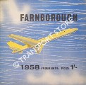 Farnborough - 1958 Programme by Society of British Aircraft Constructors